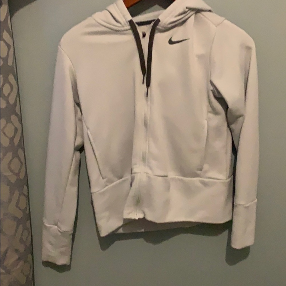 nike womens xs light blue athletic jacket